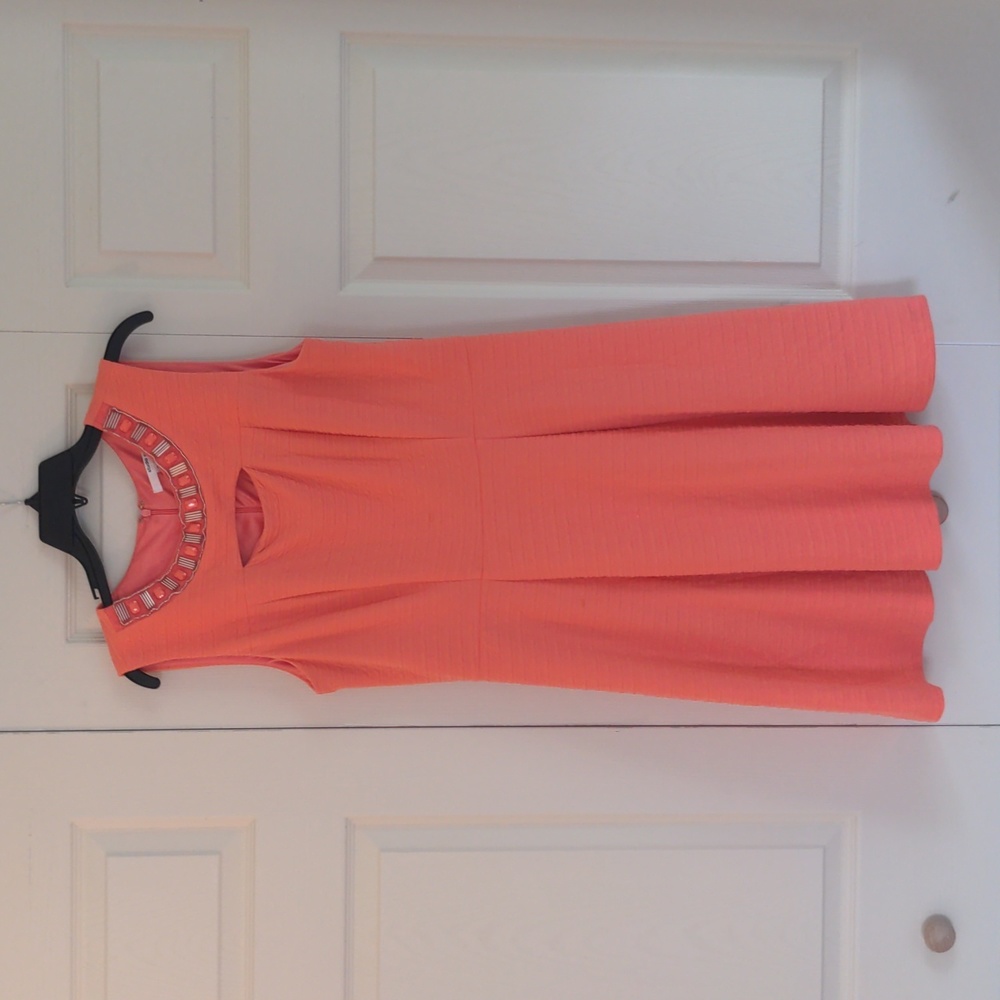 Coral Wedding Guest Dress